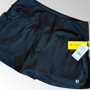 EleVen by Venus Williams Skirt NWT Size S Black Fly Tennis Skirt Built-In Shorts